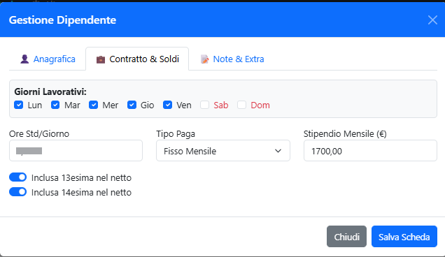 Contratto e Stipendio